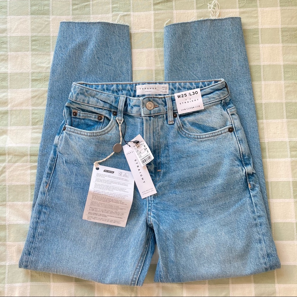 NWT | Topshop Bleach Amsterdam Jamie Jeans - Picture 3 of 3